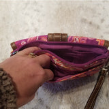 NWT Chaps Small Traveler Style Wristlet Paisley