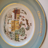 1980 Avon Christmas Plate Country Christmas Original Box Wedgewood Vintage NOS