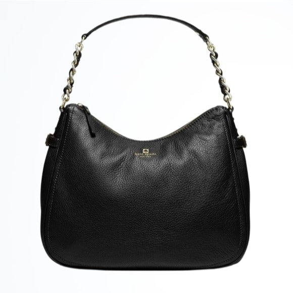 Kate Spade Black Pine Street Finley Leather Shoulder Bag