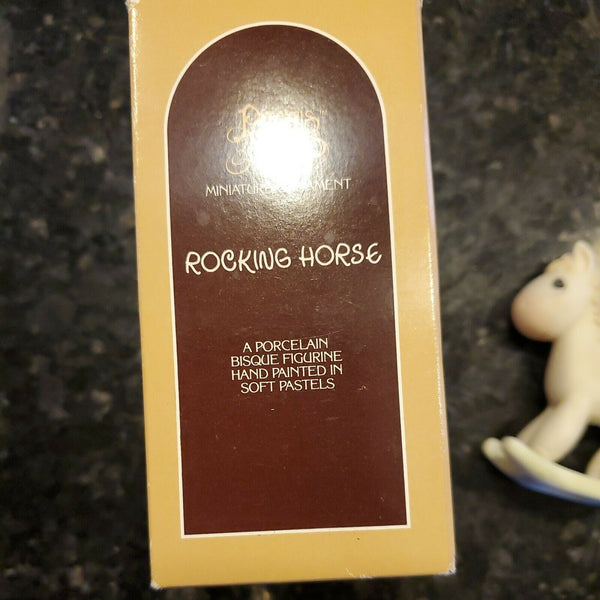 1986 Precious Moments “Rocking Horse” Ornament #102474