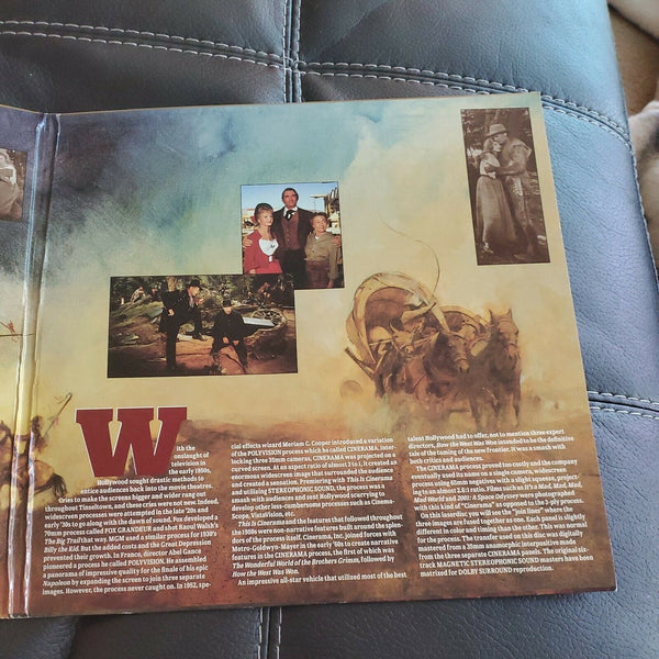 How the West Was Won Deluxe Letter Box Laserdisc Gregory Peck James Stewart