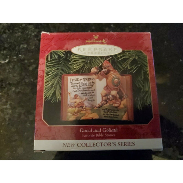 1999 Hallmark Keepsake Ornament David & Goliath Bible Stories Collector’s Series