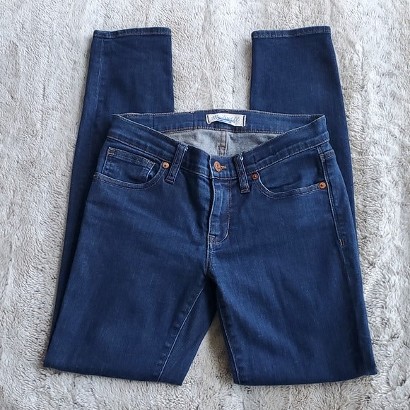 Madewell Lower Rise Skinny Skinny Blue Jeans Size 25