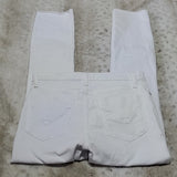 Hudson White Barbara Skinny Jeans Size 26