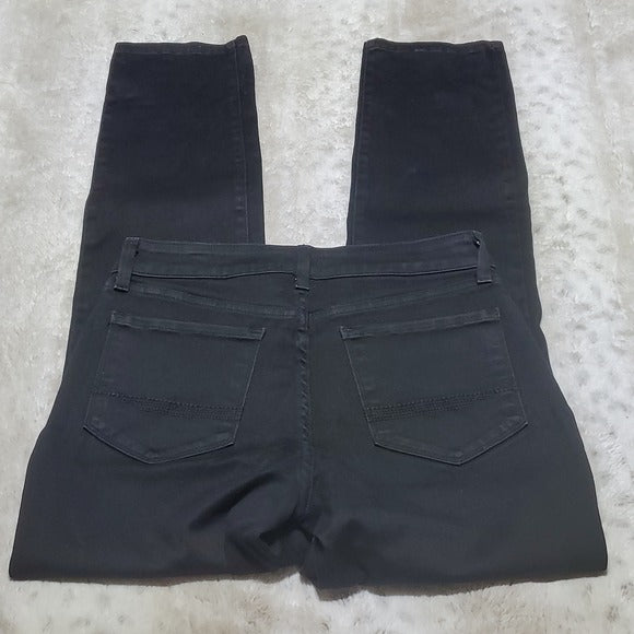 NYDJ Dark Black Mid Rise Legging Fit Soft Skinny Jeans Size 6