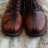 Clarks Brown Two Tone Leather Tied Dress or Casual Oxford Style Shoes Size 8.5