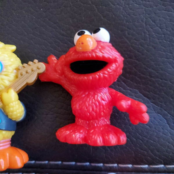 2010 Sesame Street Workshop Figures Lot Of 4 Hasbro Ernie Cookie Elmo Bert Bird