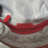 Calvin Klein Red Leather Studded Shoulder Hand Bag