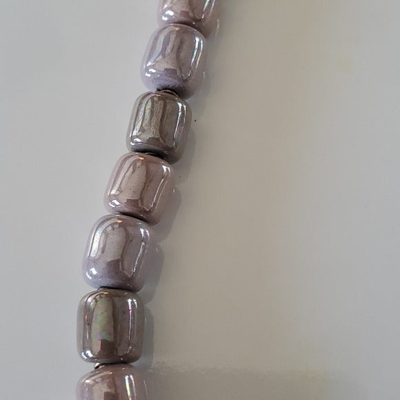 Boutique Heavier Weight Muted Lavendar Stone Necklace