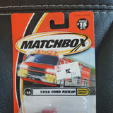 Matchbox Highway Heroes #15 of 75 1956 Ford F-100 Pickup Truck Red 1:64 Mattel