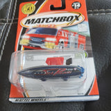 Vintage Matchbox #14 Sea Speeder Boat ~ 2001 Mattel 50-year Series 95210 New