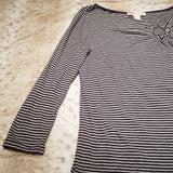 Michael Michael Kors 3/4 Sleeve Off Shoulder Tee Size XS