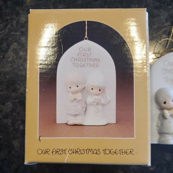 1982 ENESCO PRECIOUS MOMENTS "OUR FIRST CHRISTMAS TOGETHER" E-2385