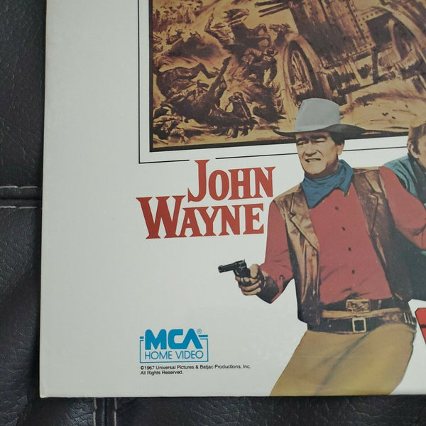 THE WAR WAGON Laserdisc John Wayne Kirk Douglas 1967 western 1987 MCA home video