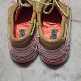 Sperry Top-sider Pink and White Striped Fashion Sneaker Size 6M