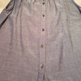 Cabi Soft Denim Buttonup Tank w Back Detail Size XS