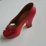 Just The Right Shoe By Raine Ravishing Red Pump Heel 25002 1999