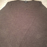 Dockers Light Weight Vneck Gray Sweater Size 2XL