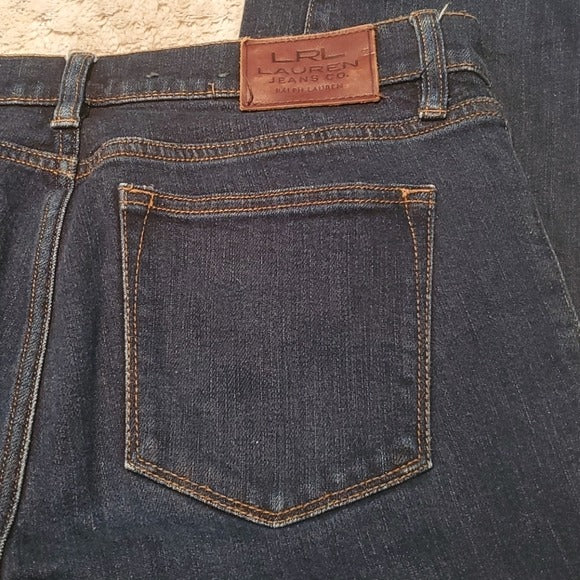 Lauren Ralph Lauren Mid Rise Classic Straight Jean Size 4