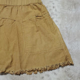 Free People Relaxed Festival Peasant Style Skirt w Pockets and Fringe Size XS