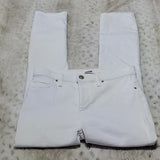 Hudson White Barbara Skinny Jeans Size 26