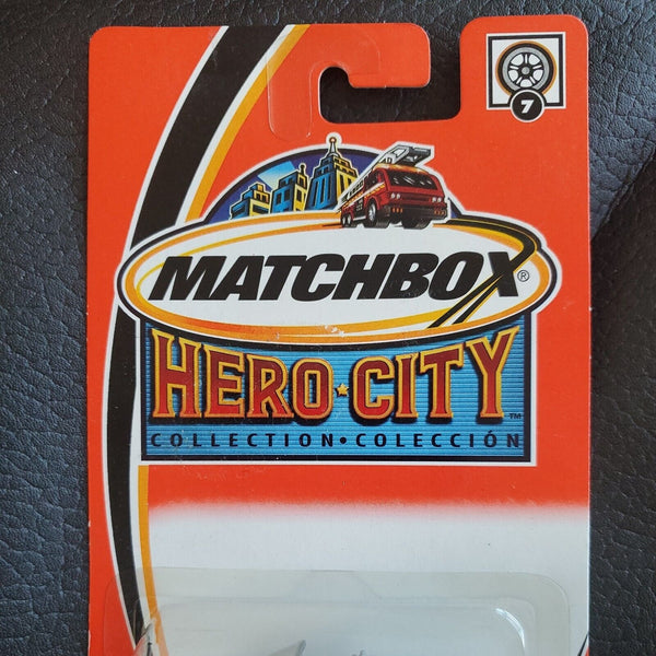 2002 Matchbox Hero City #7 Silver Ferrari 360 Spider - New in Box 97687