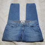 Paige Jimmy Jimmy Skinny Lower Rise Soft Blue Jeans Size 25