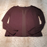 Sanctuary Sienna Mix Black Long Sleeved Blouse Size XS