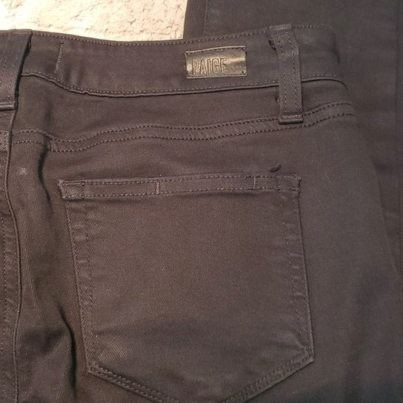 Paige Edgemont Ultra Skinny Jeans Black Size 25