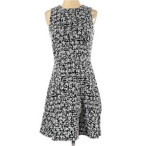 Banana Republic Fun and Flirty A Line Print Dress Size 2