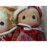 Precious Moments Christmas Dolls #1163 Twice As Much Fun