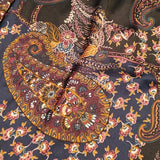 NWT Dressbarn Mock Kimono Paisley V Neck Blouse