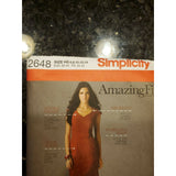 Simplicity Amazing Fit Pattern 2648 Beautiful Dress