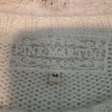 Pink Martini Beige Mohair Blend Floral Sweater Size M