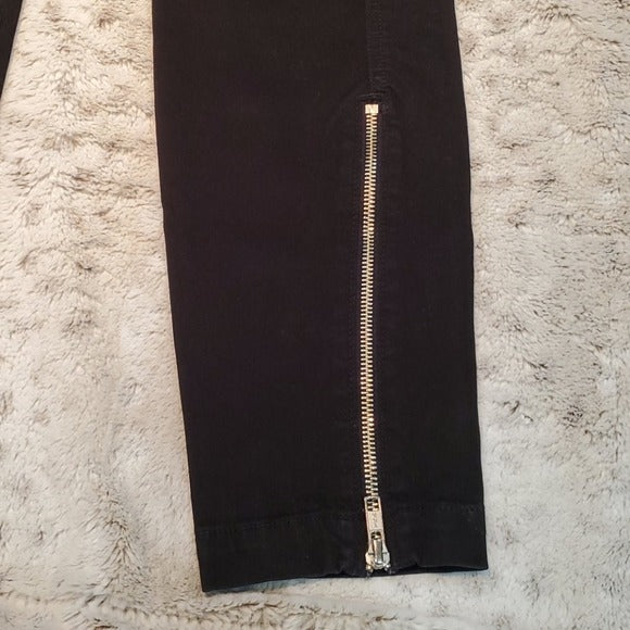 J Brand Maverick Black Skinny Cargo Pants Size 27