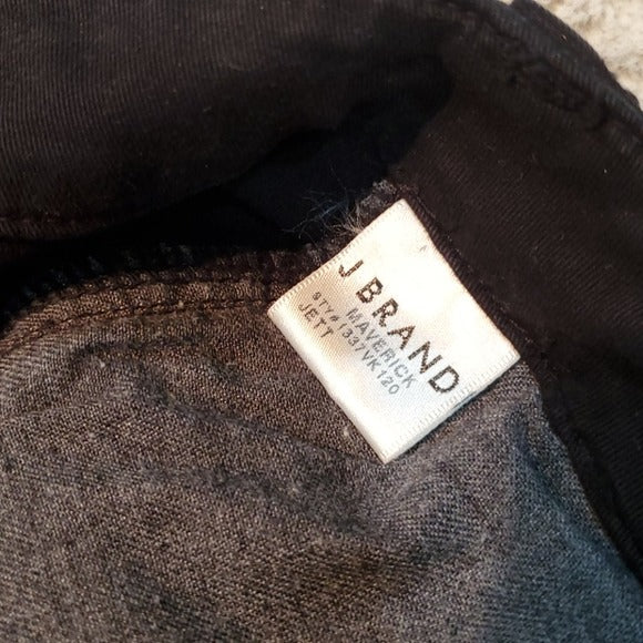 J Brand Maverick Black Skinny Cargo Pants Size 27