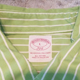 Brooks Brothers Lime Green & White Button Down Size L