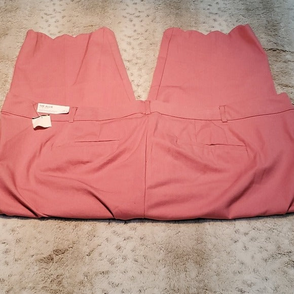 NWT Lane Bryant Allie Slim Crop Scallop Dress Pants