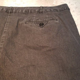 CATO Woman Longer Gray Black Shorts Size 26W