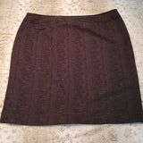 Anne Klein Black Button Embellished Pencil Skirt Size 10