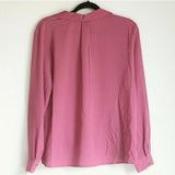 NWT Zac & Rachel Violet Quartz Gathered Front Blouse