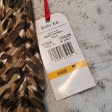 NWT Ruby Rd Must Haves Shark Bite Ombre Leopard Top Size S