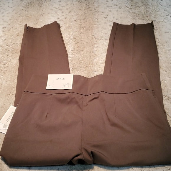 NWT Christopher & Banks Olive Green Stretch Ankle Pant