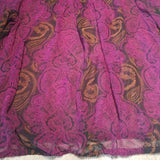 Mossimo Lightweight Bilowey Top Paisley Size M