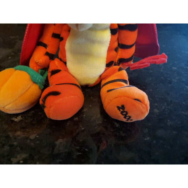 Tigger Devil Halloween 9" Bean Bag Plush Pitchfork Red Cape