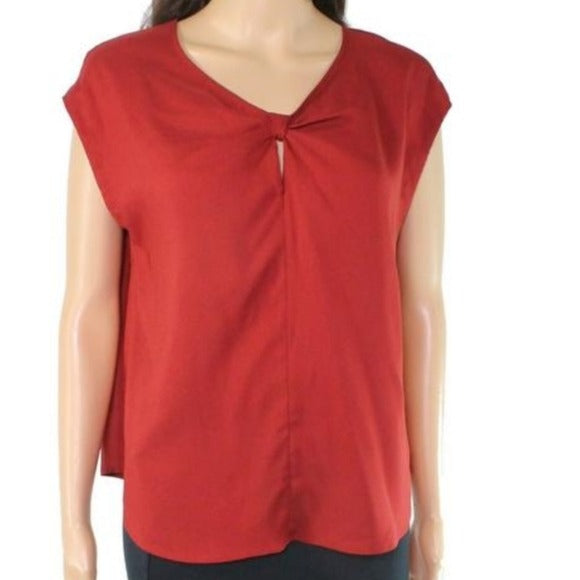 NWT Emaline Petite Classic Dark Red Sheath Tank Top