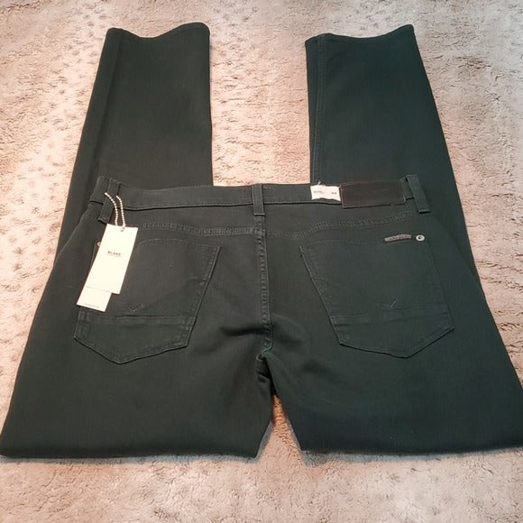 NWT Hudson Blake Slim Straight Leg Juniper Green Jeans