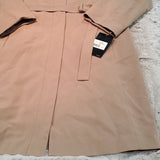 NWT Utex Design Vintage Beige Long Raincoat w Liner Size L