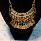 Boutique Gold Tone Fashion Adjustable Necklace