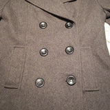 Merona Grey Double Breasted Pea Coat Size S